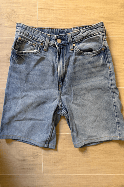 H&M High Waisted Denim Jorts — pre-loved on Thrifted.mt