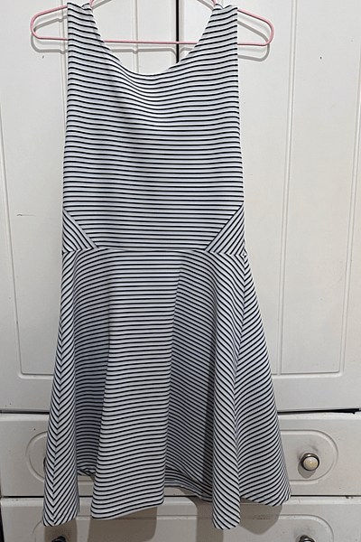 Striped Skater Mini Dress by H&M — pre-loved on Thrifted.mt