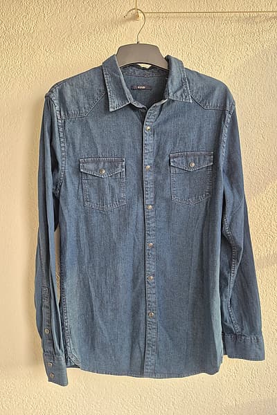 KIABI Denim Western Shirt man by KIABI — pre-loved on Thrifted.mt