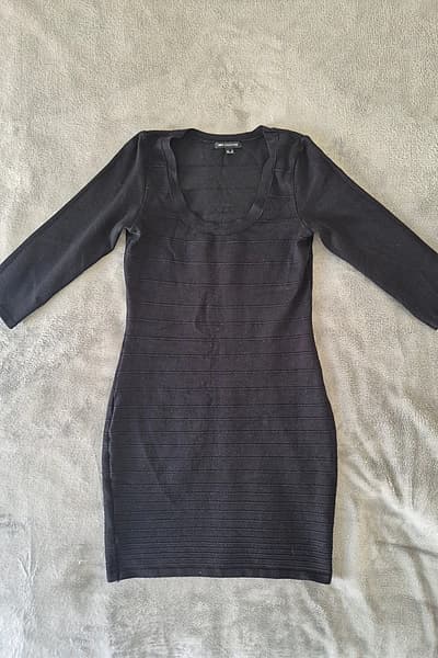 Black Bodycon Mini Dress by Mango — pre-loved on Thrifted.mt