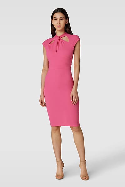 Lipsy - Pink Sleeveless Midi Dress by LIPSY LONDON — pre-loved on Thrifted.mt