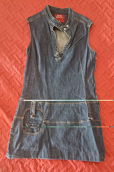 Miss Sixty Y2K Denim Mini Dress – Size S by Miss Sixty Italy — pre-loved on Thrifted.mt