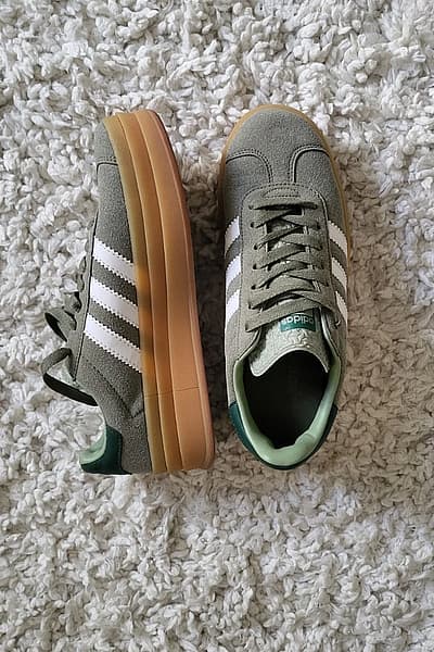 Adidas Gazelle Bold Olive Sneakers by Adidas — pre-loved on Thrifted.mt