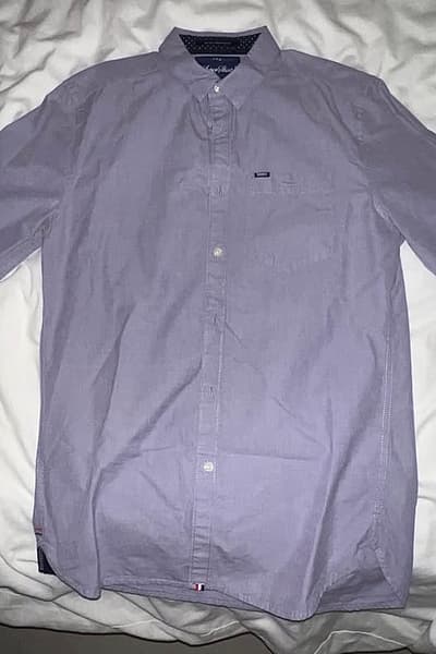 Superdry Light Purple Button Down Shirt — pre-loved on Thrifted.mt