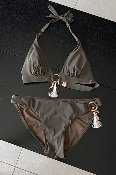 Embellished Halter Neck Bikini Set — pre-loved on Thrifted.mt