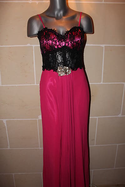 Hot Pink Evening Dress EU38 by Helin Abiye — pre-loved on Thrifted.mt