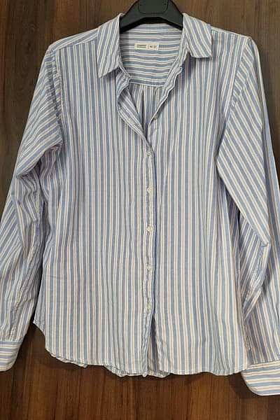 Springfield blue striped shirt by Springfield — pre-loved on Thrifted.mt