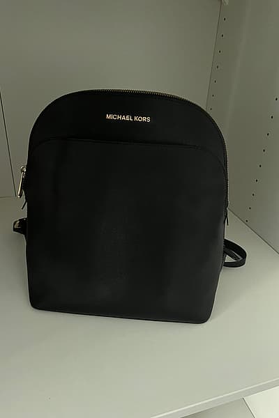 Michael Kors black backpack by Michael Kors — pre-loved on Thrifted.mt