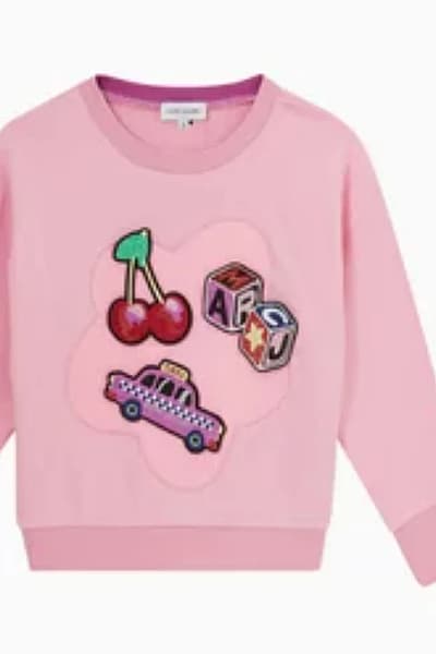 Sudadera rosa con estampado gráfico de Marc Jacobs by Marc Jacobs — pre-loved on Thrifted.mt