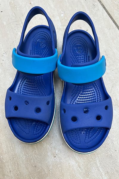 Blue Crocs Kids Sandals by Crocs — pre-loved on Thrifted.mt