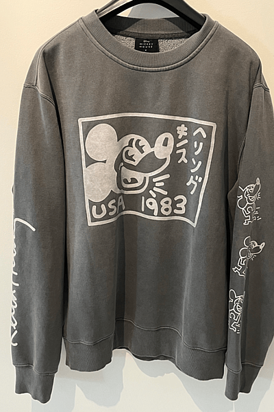 Mickey Mouse Keith Haring Sweatshirt by Disney — pre-loved on Thrifted.mt