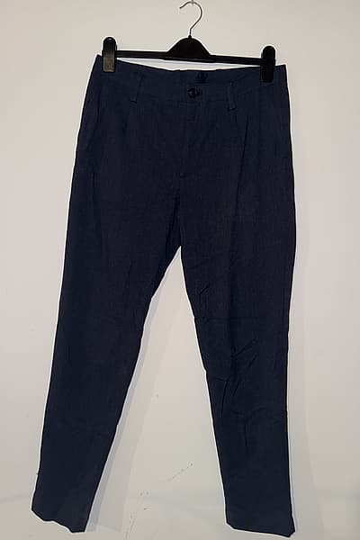 Massimo Dutti Navy Leisure Trousers by Massimo Dutti — pre-loved on Thrifted.mt